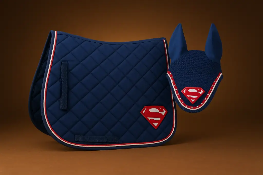 navy blue saddle pad