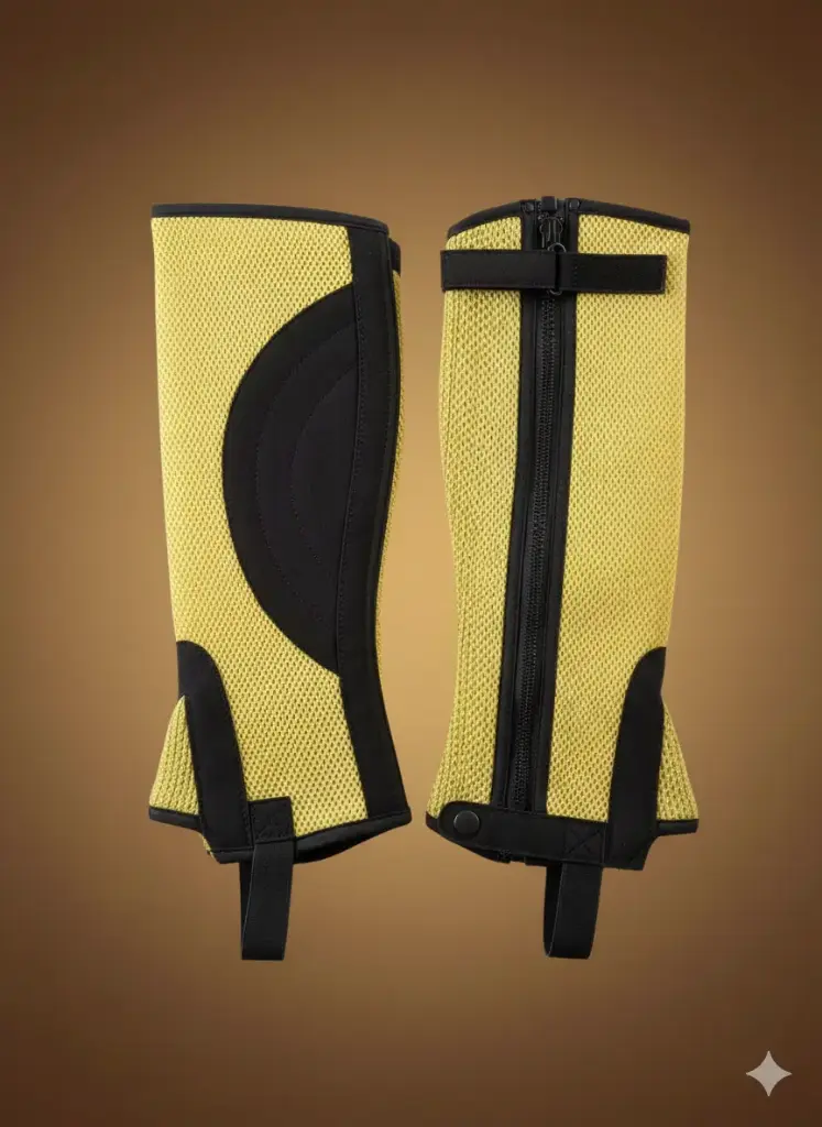 Yellow & Black Riding Chaps
